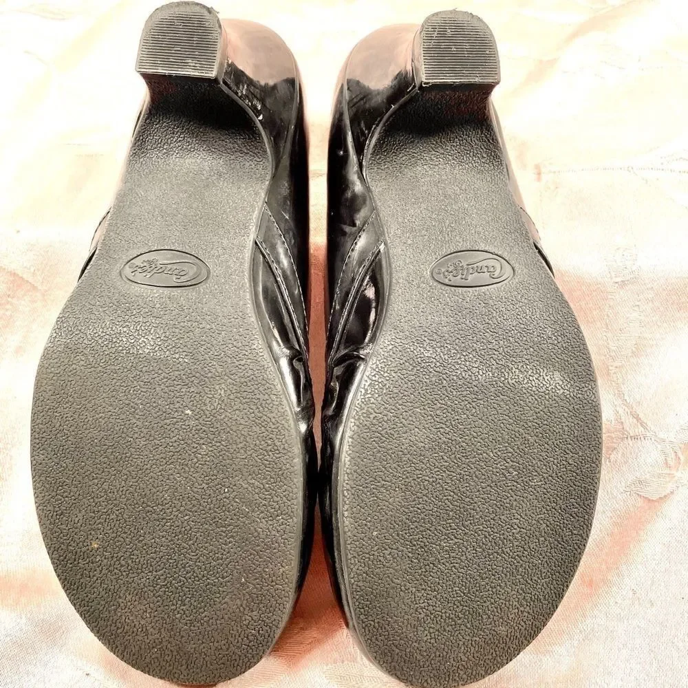 CANDIES BLACK PATENT KEIRA PUMPS 2” HEEL SIZE 5M